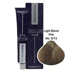 رنگ مو سالرم مدل بلوند شنی ماسه ای روشن شماره 8,13