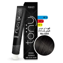 رنگ مو تونی مدل قهوه ای دودی طبیعی (مردانه) شماره 4,01