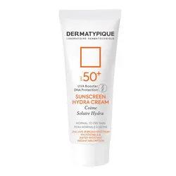 ضد آفتاب بی رنگ هیدرا مناسب پوست خشک +SPF50 درماتیپیک SUNSCREEN HYDRA CREAM DERMATYPIQUE