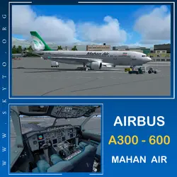 دانلود افزونه ایرباس A300-600 ماهان ایر