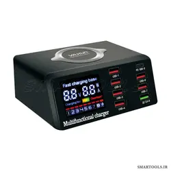 تستر شارژر 8 پورت یاکسون YAXUN YX-X9