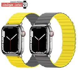 خرید بند سیلیکون لینک اپل واچ - Apple Watch Silicone Link Strap - فروشگاه تخصصی ساعت هوشمند