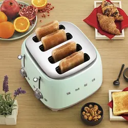 توستر 4 اسلایس سبز پاستیلی اسمگ TSF03 | اسمگ فارسی