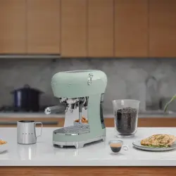 مشخصات، قیمت و خرید اسپرسوساز اسمگ مدل ECF02 رنگ سبز پاستیلی | اسمگ فارسی