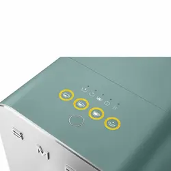 مشخصات، قیمت و خرید اسپرسوساز اتوماتیک اسمگ رنگ سبز مات با نازل بخار مدل BCC02 | اسمگ فارسی