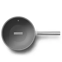 ماهیتابه وک اسمگ رنگ مشکی مدل CKFW3001BLM سایز 30 سانتی متر | اسمگ فارسی