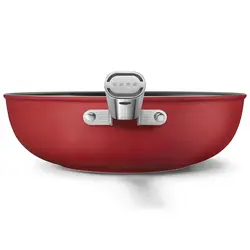 ماهیتابه وک اسمگ رنگ قرمز مدل CKFW3001RDM سایز 30 سانتی متر | اسمگ فارسی