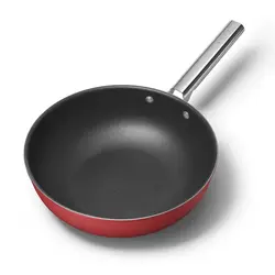 ماهیتابه وک اسمگ رنگ قرمز مدل CKFW3001RDM سایز 30 سانتی متر | اسمگ فارسی