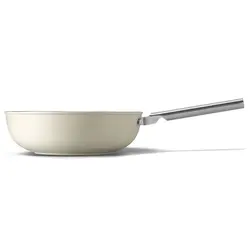 ماهیتابه وک اسمگ رنگ کرم مدل CKFW3001CRM سایز 30 سانتی متر | اسمگ فارسی
