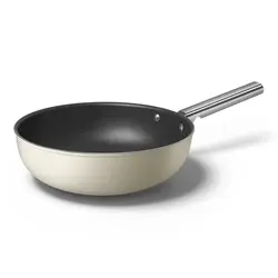 ماهیتابه وک اسمگ رنگ کرم مدل CKFW3001CRM سایز 30 سانتی متر | اسمگ فارسی