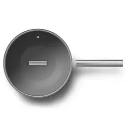 ماهیتابه وک اسمگ رنگ کرم مدل CKFW3001CRM سایز 30 سانتی متر | اسمگ فارسی