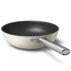 ماهیتابه وک اسمگ رنگ کرم مدل CKFW3001CRM سایز 30 سانتی متر | اسمگ فارسی