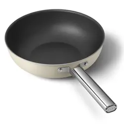 ماهیتابه وک اسمگ رنگ کرم مدل CKFW3001CRM سایز 30 سانتی متر | اسمگ فارسی