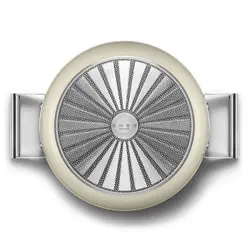 ماهیتابه اسمگ رنگ کرم مدل CKFD2811 سایز 28 سانتی متر | اسمگ فارسی