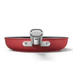 ماهیتابه اسمگ رنگ قرمز مدل CKFF3001 سایز 30 سانتی متر | اسمگ فارسی