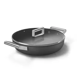 ماهیتابه اسمگ رنگ مشکی مدل CKFD2811 سایز 28 سانتی متر | اسمگ فارسی