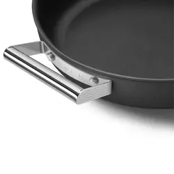 ماهیتابه اسمگ رنگ مشکی مدل CKFD2811 سایز 28 سانتی متر | اسمگ فارسی