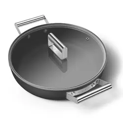 ماهیتابه اسمگ رنگ مشکی مدل CKFD2811 سایز 28 سانتی متر | اسمگ فارسی