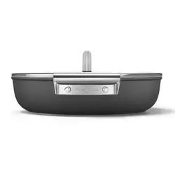 ماهیتابه اسمگ رنگ مشکی مدل CKFD2811 سایز 28 سانتی متر | اسمگ فارسی