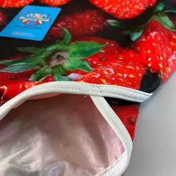 مایوی شنای زنانه توربو Strawberry Fruit Thick Strap