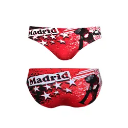 مایو واترپولو مردانه توربو Madrid Red