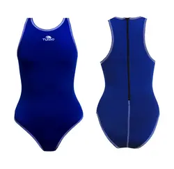 مایوی واترپولو زنانه توربو Comfort Blue