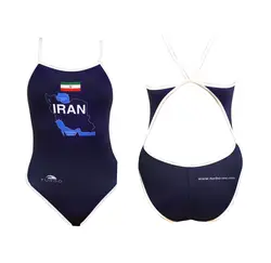 مایوی شنای زنانه توربو Iran Map Thin Strap