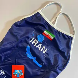 مایوی شنای زنانه توربو Iran Map Thin Strap