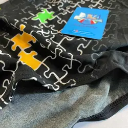 مایوی شنای زنانه توربو Puzzle Thick Strap Black