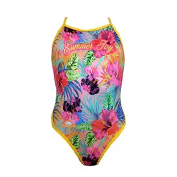 مایوی شنای زنانه توربو Summer Flower Thin Strap