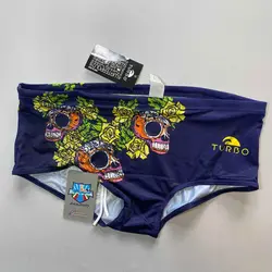 مایوی شنای مردانه توربو Super Tank Calaveras-Rosas Navy