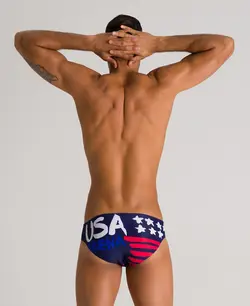 مایو شنا مردانه ارنا مدل USA Flag