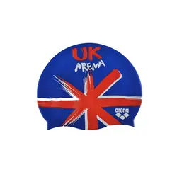 کلاه شنای ارنا مدل FLAGS SILICONE انگلیس