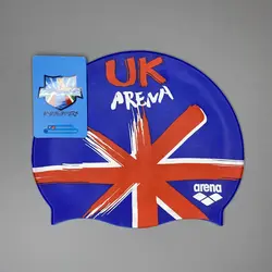 کلاه شنای ارنا مدل FLAGS SILICONE انگلیس