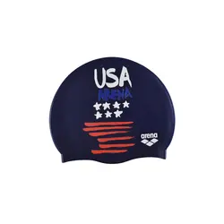 کلاه شنای ارنا مدل FLAGS SILICONE آمریکا