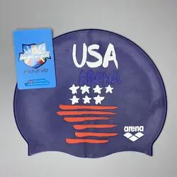 کلاه شنای ارنا مدل FLAGS SILICONE آمریکا