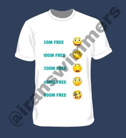 تیشرت شنا ایرانسوییمرز مدل emoji