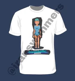 تیشرت شنا ایرانسوییمرز مدل happy girl