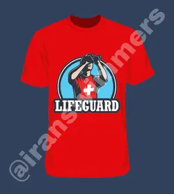 تیشرت شنا ایرانسوییمرز مدل life guard 1