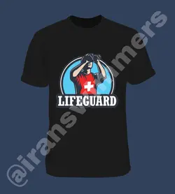 تیشرت شنا ایرانسوییمرز مدل life guard 1