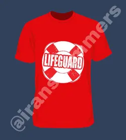 تیشرت شنا ایرانسوییمرز مدل life guard 4