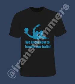 تیشرت شنا ایرانسوییمرز مدل waterpolo balls