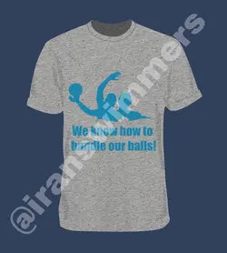 تیشرت شنا ایرانسوییمرز مدل waterpolo balls