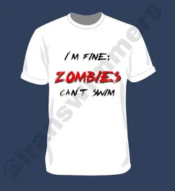 تیشرت شنا ایرانسوییمرز مدل zombie