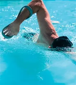 کفی اِیت شنا فینیس مدل forearm fulcrum paddles