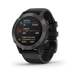 ساعت ورزشی گارمین مدل Fenix 6 pro and sapphire سایز M مشکی