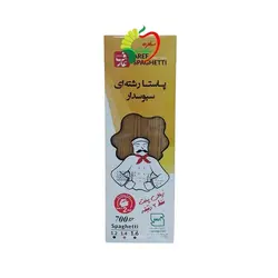 ماکارونی اسپاگتی سبوس‌دار 1/4 ارگانیک 700 گرمی عارف