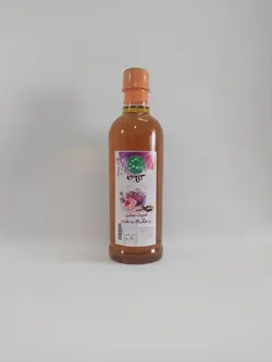 شربت عسلی بیدمشک گلاب زعفران ارگانیک 500 سی سی گل باغ سی