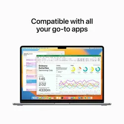 لپ تاپ 15 اینچی اپل مدل MacBook Air MQKP3 2023