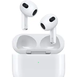 هدفون بی‌ سیم اپل مدل AirPods نسل سوم با محفظه شارژ با سیم